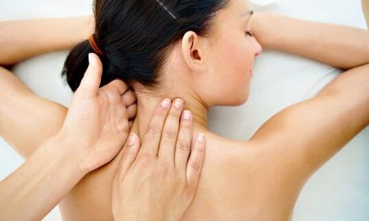 Massage Bay Spine for osteochondrose